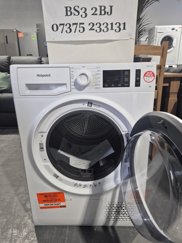 Hotpoint condenser dryer with heatpump £329